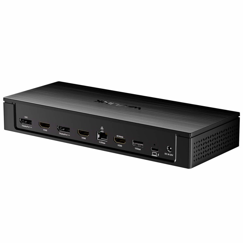 WavLink 13-in-1 stacja dokująca z DisplayLink 2x8K DP | 5x 4K Display | 2,5GbE LAN | 5x USB 10 Gbs | 100W PD