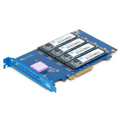 OWC Accelsior 4M2 kontroler 4x NVMe PCIe 3.0 with SoftRAID macOS Win Linux