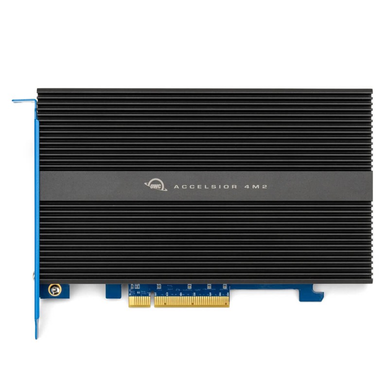 OWC Accelsior 4M2 kontroler 4x NVMe PCIe 3.0 with SoftRAID macOS Win Linux