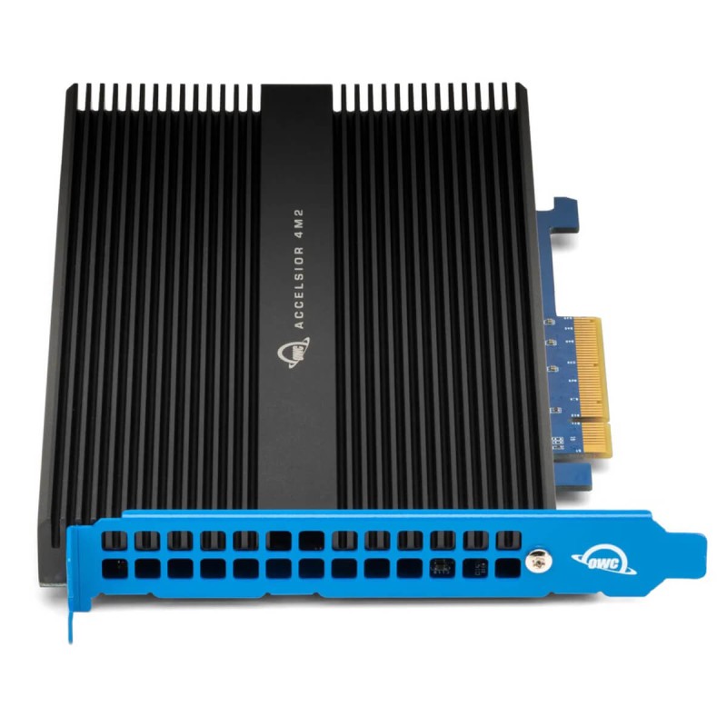 OWC Accelsior 4M2 kontroler 4x NVMe PCIe 3.0 with SoftRAID macOS Win Linux