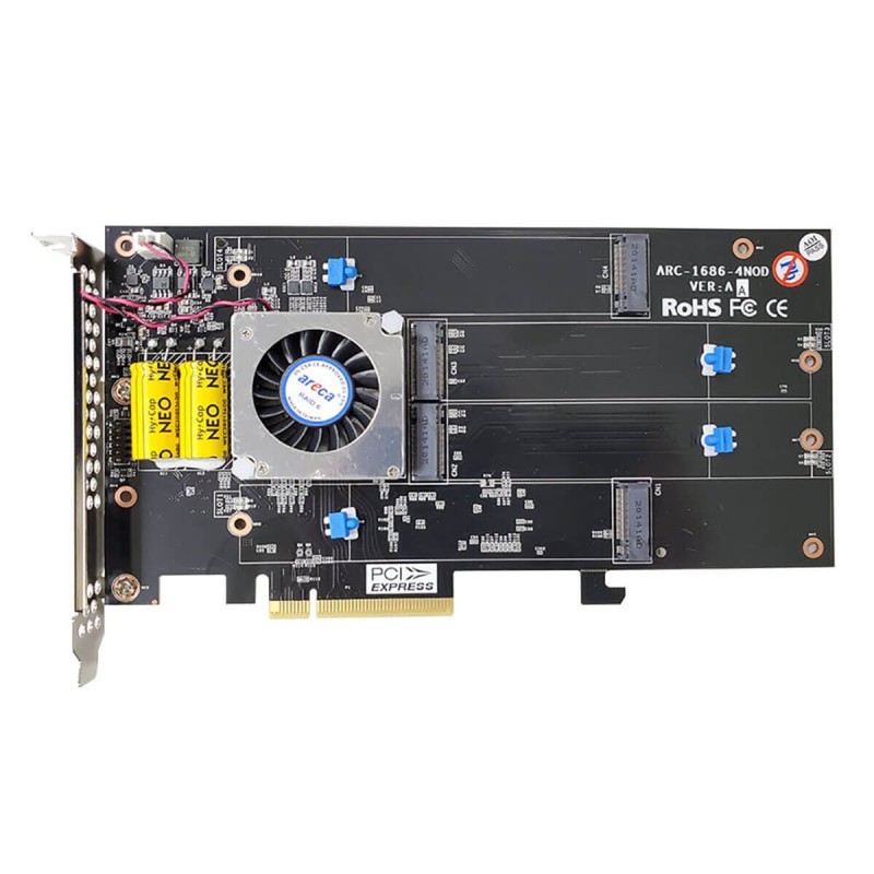 Areca ARC-1686-4NOD 4xNVMe M.2 RAID
