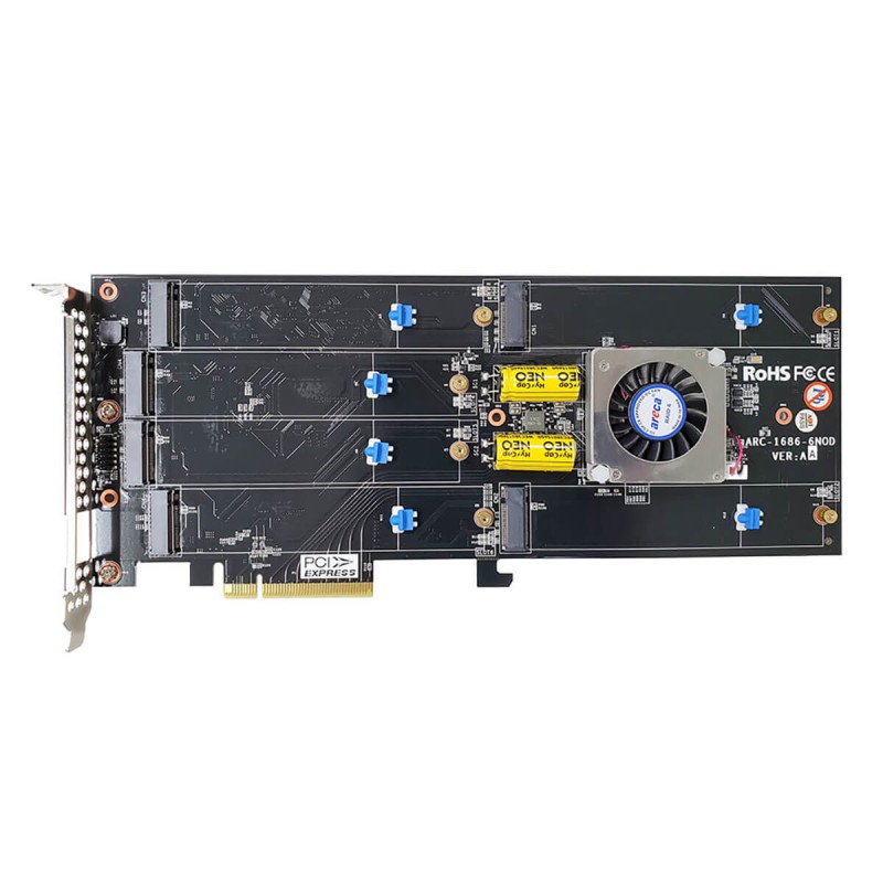 Areca ARC-1686-6NOD 6xNVMe M.2 RAID