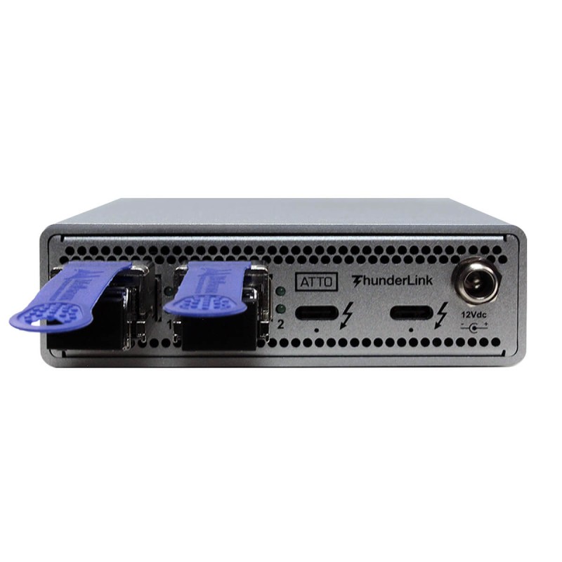 ATTO ThunderLink TLN3-3102 Dual 40Gb to Dual 10Gb Ethernet Thunderbolt 3 Adapter inc SFP+