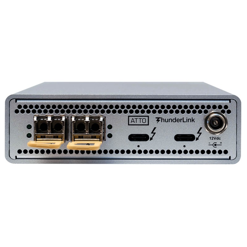 ATTO ThunderLink TLNS-3252 Dual 25Gb to Dual 25Gb Ethernet Thunderbolt 3 Adapter inc SFP28