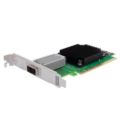 ATTO FastFrame N311 Single Channel 10/25/40/50/100GbE x16 PCIe 3.0 Integrated QSFP28