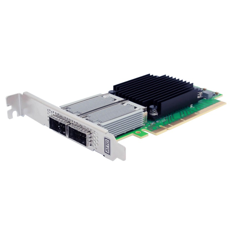 ATTO FastFrame N312 Dual Channel 10/25/40/50/100GbE x16 PCIe 3.0