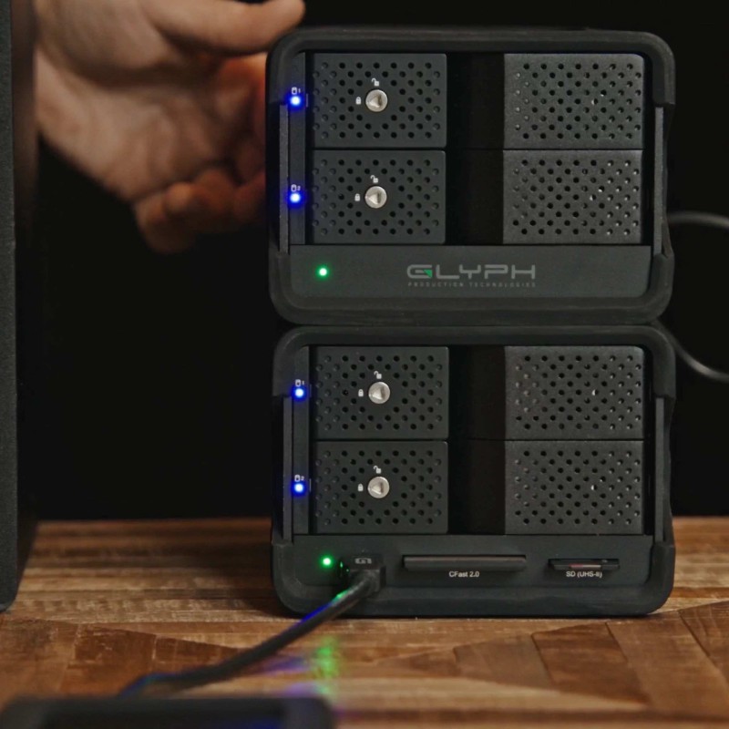 Glyph Blackbox PRO RAID Desktop Drive USB-C 8TB + Hub