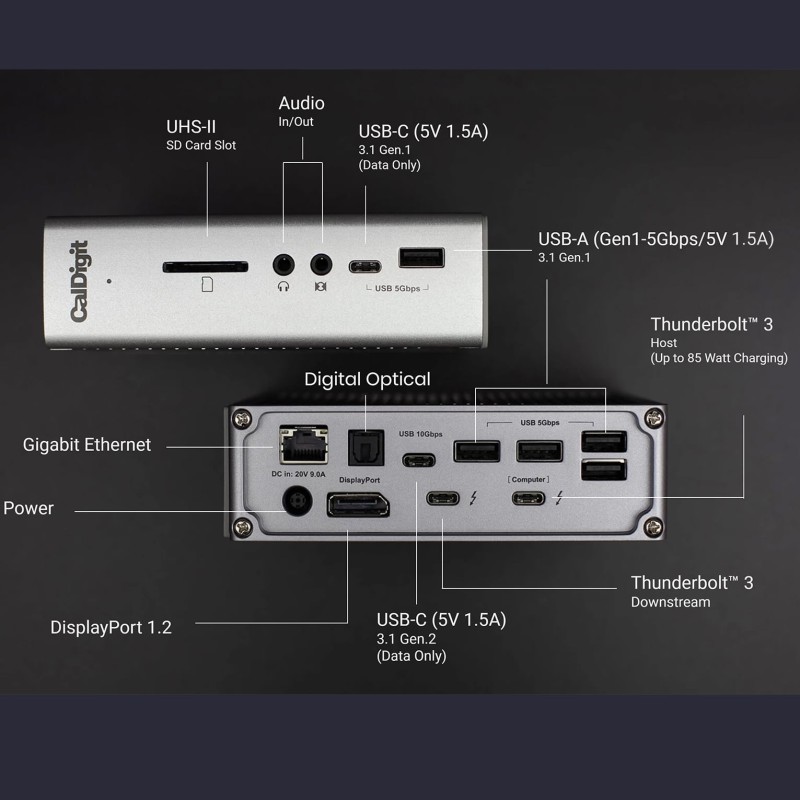CalDigit TS3 Plus Thunderbolt 3 Dock Station