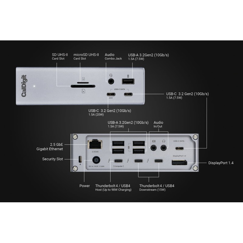 CalDigit TS4 Thunderbolt Station 4