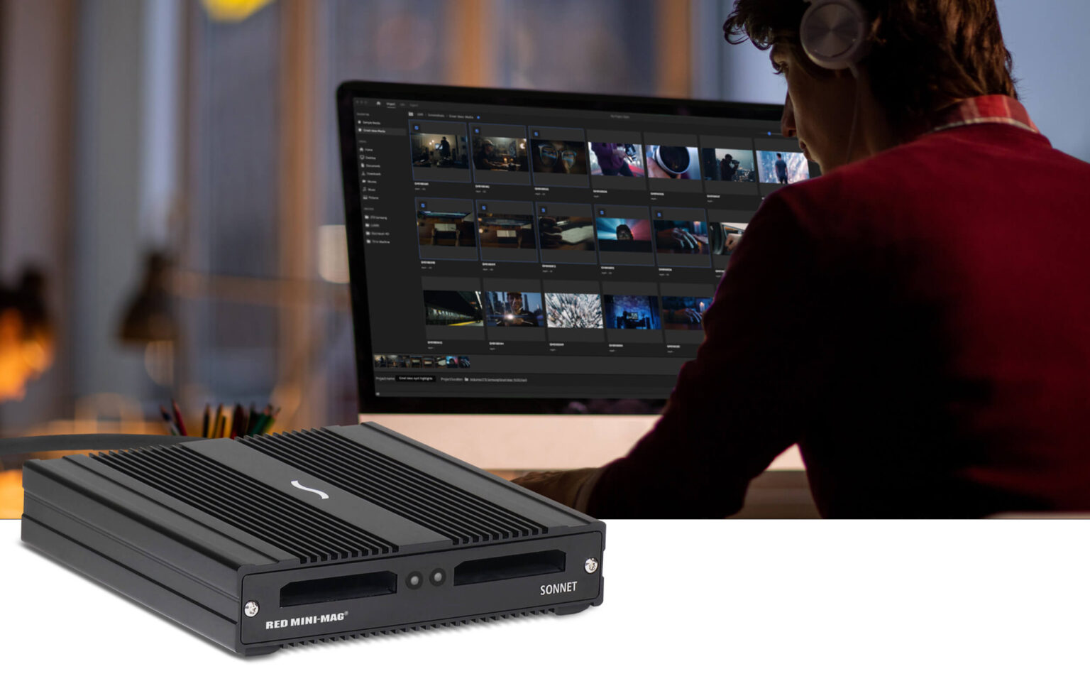 Sonnet SF3 Series – RED MINI-MAG Pro Card Reader