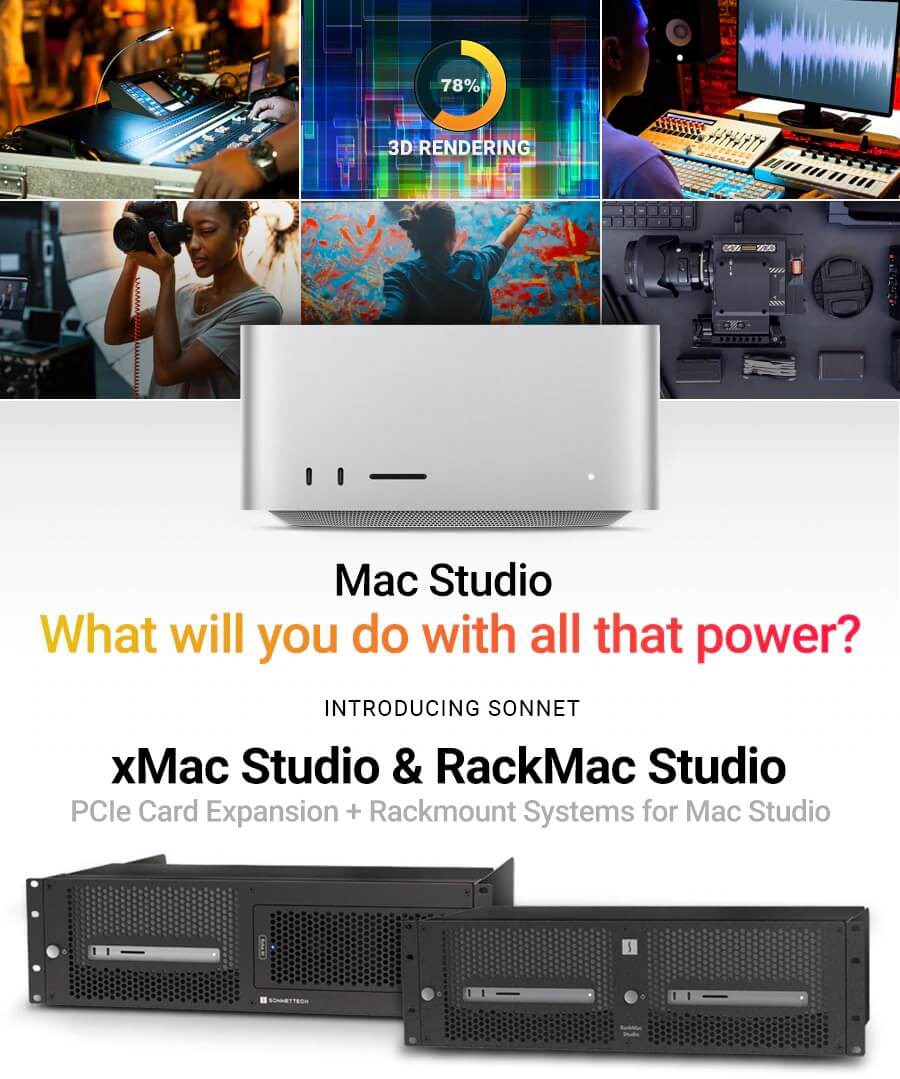 19″ mounting systems for Mac Studio coming soon