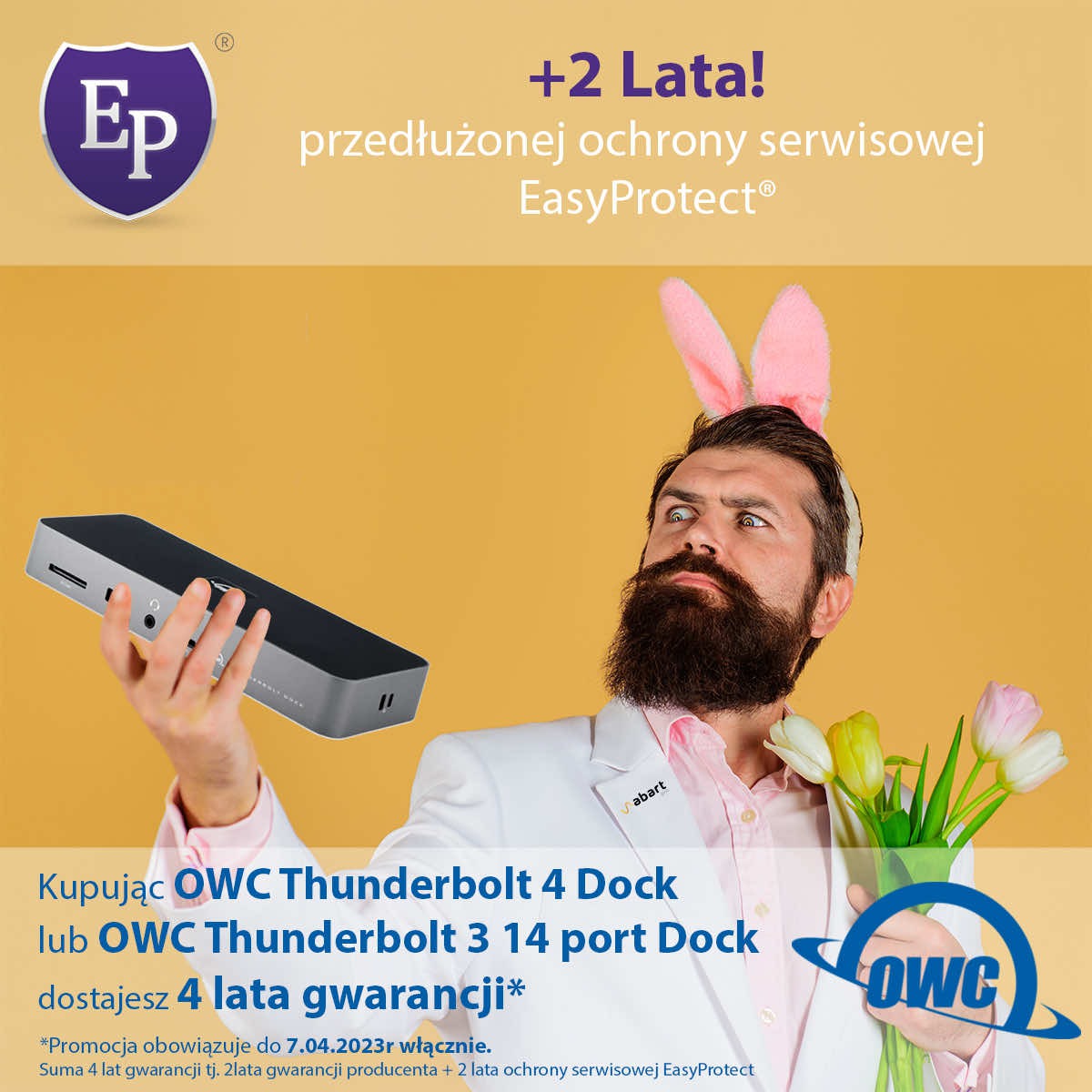 4-year warranty on select OWC Thunderbolt docking stations
