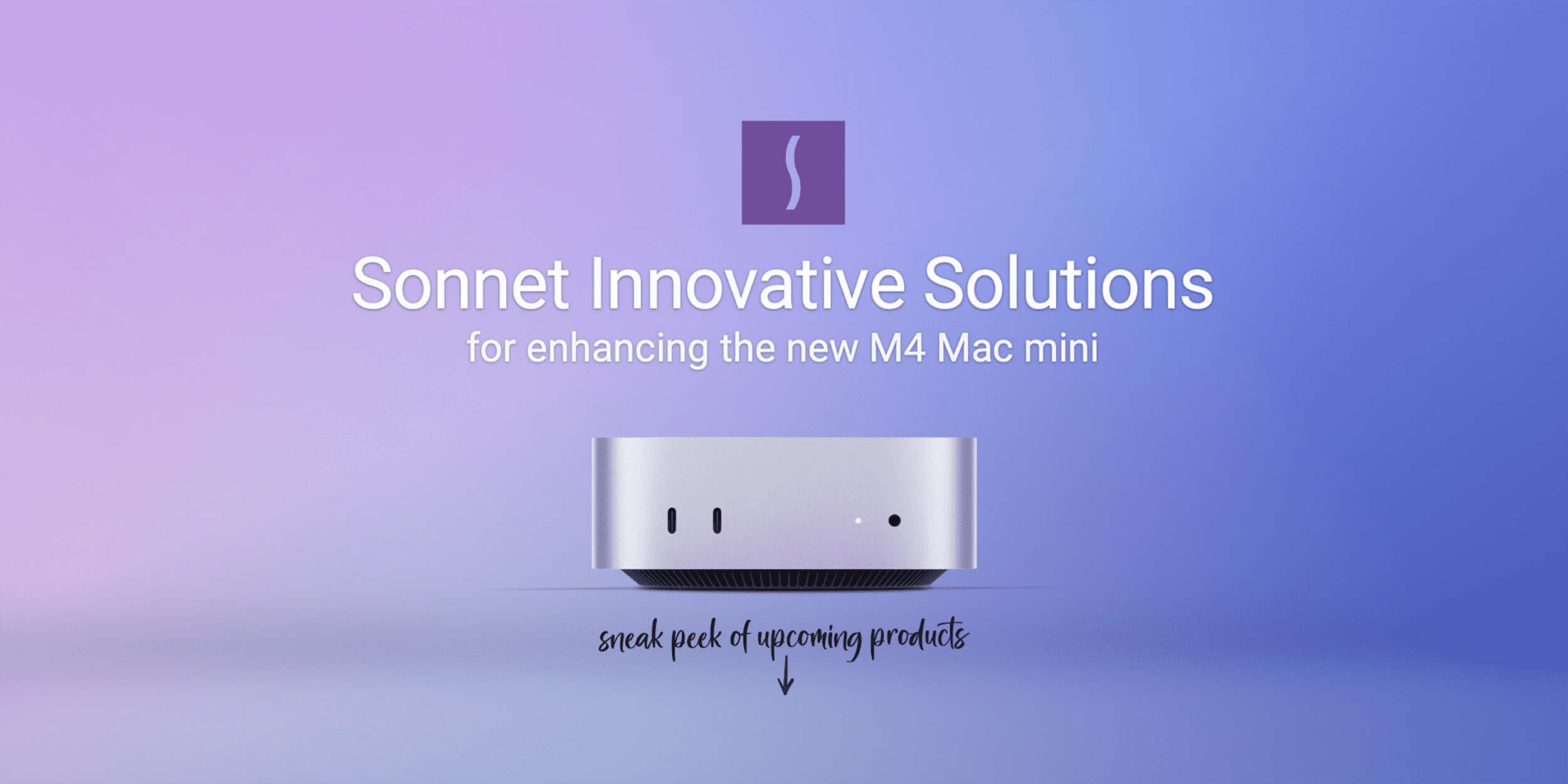 New Mac mini. New Sonnet Innovative Solutions