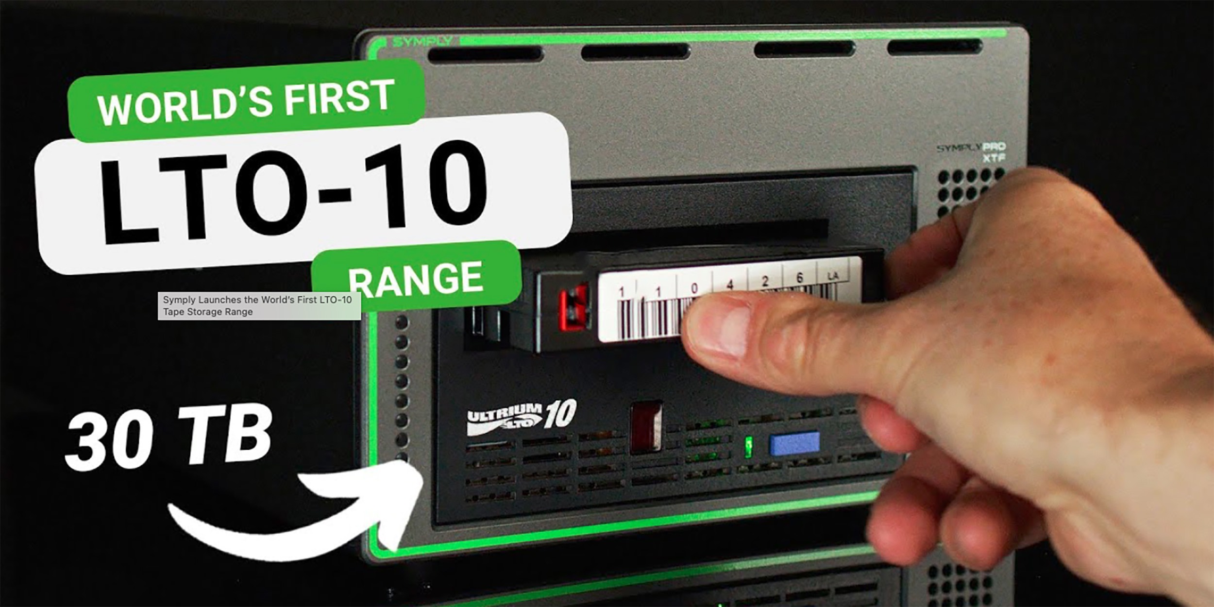 Symply Announces LTO-10 Upgrade to SymplyPRO Tape Portfolio