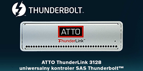 ATTO ThunderLink 3128 uniwersalny kontroler SAS Thunderbolt dla LTO i macierzy dyskowych